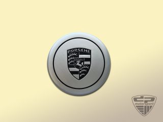 Nabendeckel mit Wappen